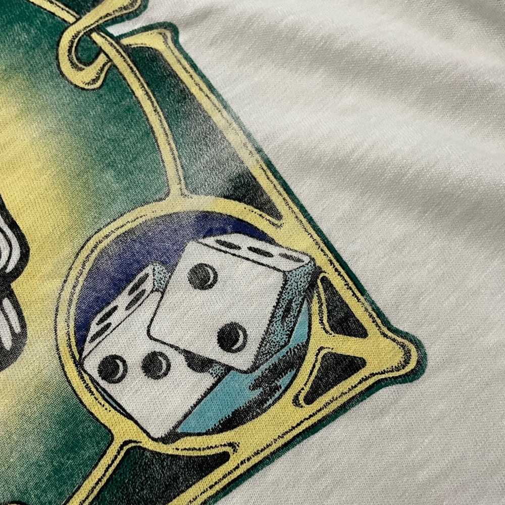 š¢ '24 Grateful Dead Band Deal Go Down Dice Green Matte Steal Face HQ Lucky Tee - Picture 9 of 10